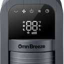 OmniBreeze Digital Electric Tower Fan, Inner Oscillation with Remote Control, LED Display, Standing Bladeless Floor Fans Cooling and Quite Indoor Living Room Bedroom use (40Inch)