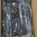 Furologee Clothes Racks for Hanging Clothes, Portable Rolling Garment Rack, Sturdy Metal Freestanding Cloths Racks with Wheels, Double Rods Wardrobe Rack for Bedroom Laundry Living Room (Black)