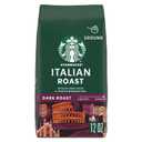 Starbucks Ground Coffee, Dark Roast Hot or Iced Coffee, Italian Roast, 12 oz (EXP 05/26/26)