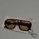 ADE WU Trendy Aviator Sunglasses for Women Men Retro Vintage Oversized 70s Thick Pilot Style Sun Glasses