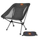 Camping Chair, Carbon Fiber Frame 1.6 lbs Ultralight Folding Chair, Compact Portable Camp Chair for Adults, Backpacking, Hiking, Outdoor, Travel
