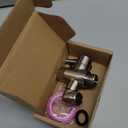 Shower Arm Diverter Valve Brass G1/2 3 Way Universal Bathroom Shower System Component Replacement for Handheld Shower Head and Fixed Spray Head, Brushed Nickel