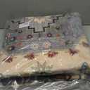 Washable 5x7 Area Rugs Non Slip 5x7 Rug Floor Carpet Distressed Printed Area Rug Soft Area Rug for Living Room Bedroom Dinning Room Kitchen Indoor (Blue, 5x7)