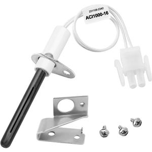 Cenipar 903110A 903110 Furnace Hot Surface Ignitors With Plug, Round Silicon Nitride Universal Hot Surface Igniter Kit Replacement for Nordyne Furnace Igniters 903110