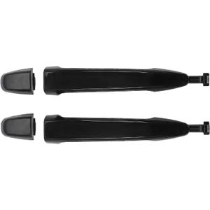 Gledewen Sliding Door Handles Exterior, Compatible with 2004-2010 Toyota Sienna, Rear Outside Left Driver & Right Passenger Side | Replace# 6921308020, 6922708040, 82496 Outer Handle (Black)