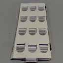 Gillette, 100 Gillette Platinum Double Edge Safety Razor Blades on a display card, 20 dispnesers of 5 Blades