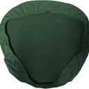 LA Linen Spandex Chiavari Chair Cushion Cover (1 Pack), Hunter Green, Solid