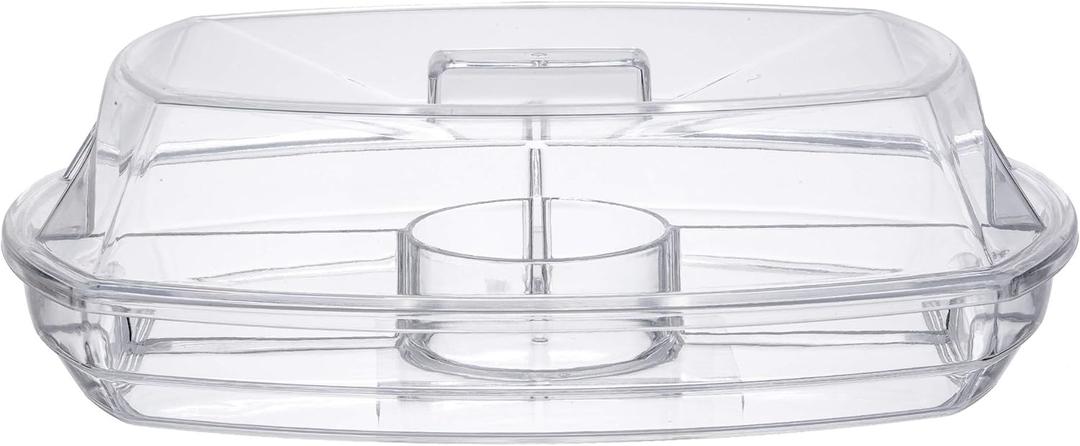Tablecraft Chiller Appetizer Tray, Polystyrene, 15.125 x 11 x 4.5