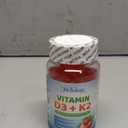 Vitamin D3 K2 Gummies 5000IU Sugar Free Supplement, 60 Count