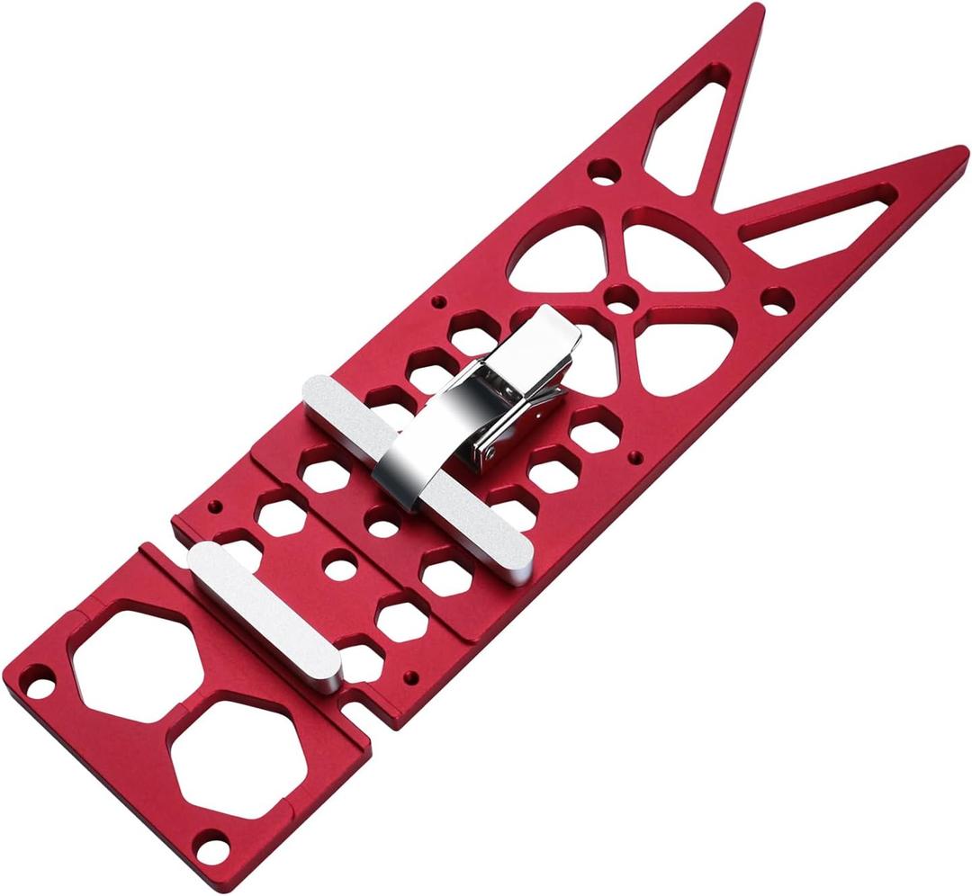 Aluminum Track Saw Square Guide 13.4"CNC Milled 90 Right Angle Stop for Circular Saws, Compatible with Festool & Makita Rails - Durable, Easy-Install, Precise Woodworking Tool