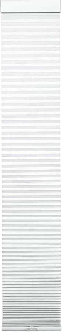 DEZ FURNISHINGS Cordless 1.5" Light Filtering Sidelight Cellular Shade, 9.5" W x 72" H, White