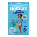 Huggies Little Swimmers Disposable Swim Diapers, Size 56 (32+ lbs), 17 Ct