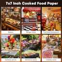 250 Pcs Wax Paper Sheets for Food, Sandwich Wrapping Paper for Food Basket and Plate liners, 12 x 8 In, Newspaper Parchment or Wrapping Breads Burgers French Fries