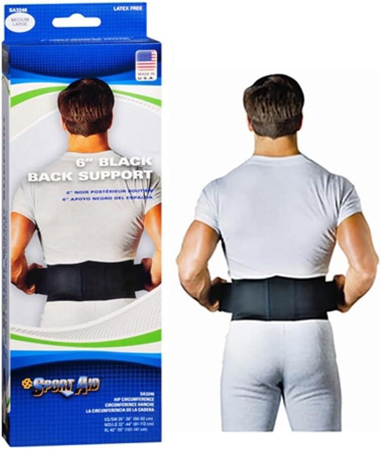 Back Support Sport Aid, X-Large, 0.57 Pound