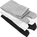 3 Pairs Mid-Tube Cotton Tabi Toe Socks Unisex Split Toe Socks for Men Women Comfortable Elastic Fit for Yoga Sports and Casual Wear
