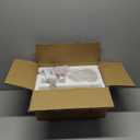 Osimir Brushed Gold Pendant Lights Kitchen Island, 1-Light 5.9" Modern Glass Pendant Light with Clear Glass and Rods, Mini Hanging Lighting for Kitchen Sink Bathroom Bedroom, OS-YQ7749-1PBG