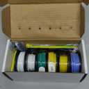 Fermerry 18 AWG Stranded Wire Spool 10ft Each 6 Colors Flexible 18 Gauge Silicone Hook up Wire Kit Electrical Tinned Copper Wire