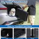 Dog Ramp for Car 71" X 17.6" Extra Long Folding Aluminum Pet Ramp for Large Dogs up to 250 LBS, Portable Waterproof Dog Ramps for SUV Truck Cars
