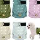 Dog Diapers Female 5pcs,Reusable Dog Doggie Puppy Doggy Diapers Female, Period Panties in Heat, X Large