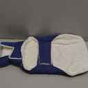 Malier Dog Winter Coat, Windproof Dog Cold Weather Coats with Real Pocket, Winter Extra Warm Pet Coat Fleece Jacket Reflective Clothes for Small Medium Large Dogs and Puppy (Blue, Large)