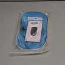 Sky Blue Wig with Bangs Short Light Blue Bob Wig Wavy Curly Wigs Synthetic Hair Wigs (Small Size)