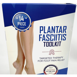 Fittest Pro Plantar Fasciitis Toolkit 14 Piece Complete Kit New Open Box Size Large