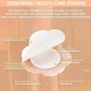 Castor Oil Patches FDA/MDR/CE Certified Carrier Patches for Castor Oil, Medical-Grade Self-Adhesive Pads, Disposable Organic Cotton Belly Button Patch, Portable Breathable Anti-Leakage No Wash
