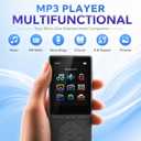 64GB MP3 Player with Bluetooth 5.3, Music Player with HiFi Sound for Sports Runners, 2.4" Screen MP3 Player Built in HD Speaker Voice Recorder FM Radio E-Book, Expanded Up to 128GB, Earphone Included