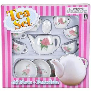 Rhode Island Novelty 13 PC Ceramic Tea Set