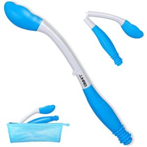 Foldable Long Reach Comfort Wiper - Bottom Wiping Aid - Butt Wiper Self Wipe Assist Toilet Aids Wand - Daily Living Bathroom Aid for Limited Mobility