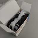 QUMY Dog Shoes for Large Dogs, Medium Dog Boots & Paw Protectors for Winter Snowy Day, Summer Hot Pavement, Water-Resistant in Rainy Weather, Outdoor Walking, Indoor Hardfloors Skid-Resistant Sole (Size 8: 3.0''x3.3"(W*L) (Pack of 4))