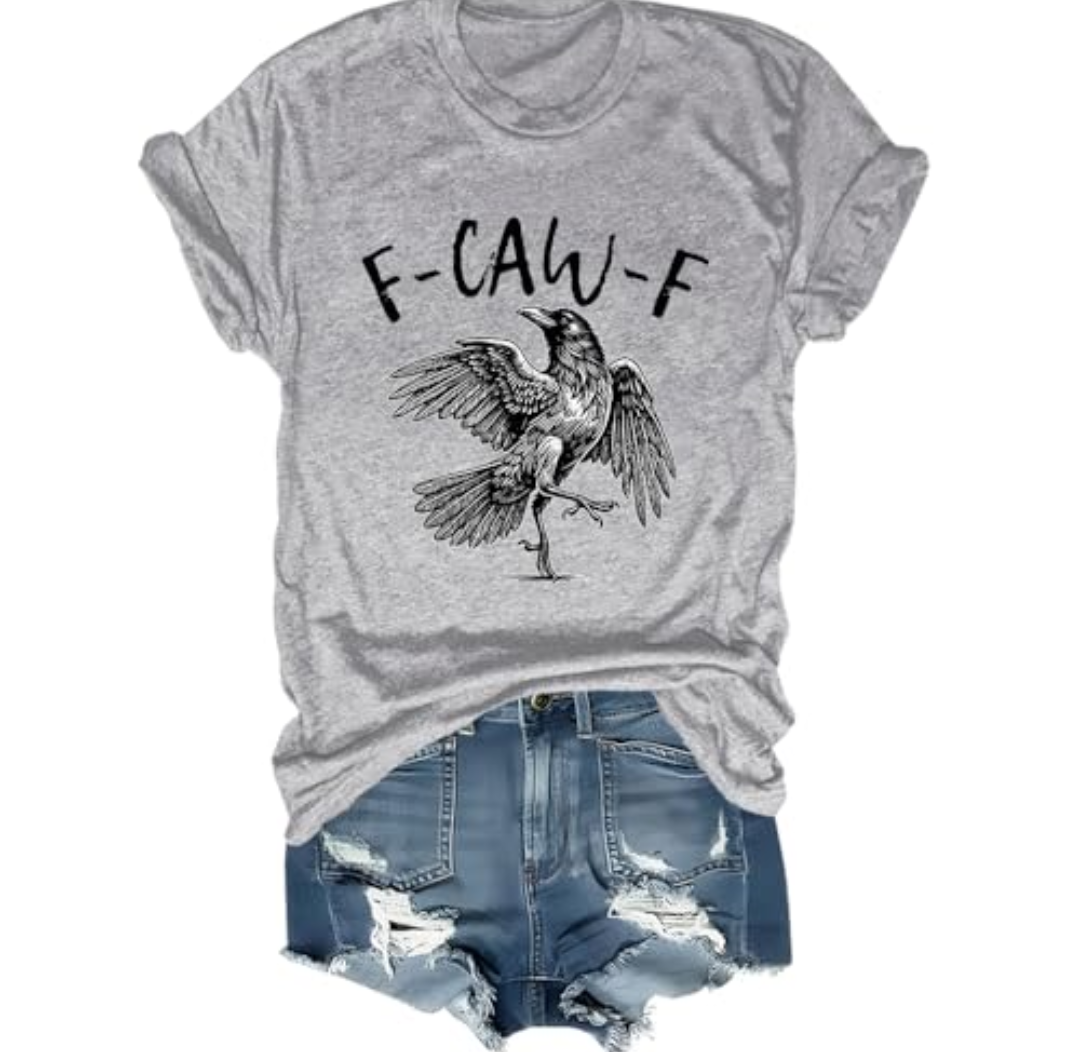 SexyJoys F-Caw-F Crow Tshirt Unisex Pack Of 2, Size L