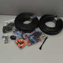 MIXC 226FT Greenhouse Micro Drip Irrigation Kit, Automatic Patio Plant Watering System with 1/4" & 1/2" Tubing, Adjustable Nozzles, Emitters, & Barbed Fittings for Efficient Irrigation