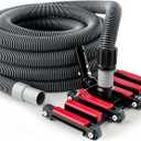 Sepetrel Professional Pool Vacuum Hose and Head Heavy Duty Hoses with Swivel Cuff and Weighted Flexible Vacuum Head, for Ingraound & Above Ground Pools, Size: 25-FT+Vacuum Head