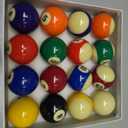 Felson Billiard Supplies Precision Engineered Billiard Balls  Full Set of 16 Balls for Pool Tables, Includes Eight Ball & White Cue Ball