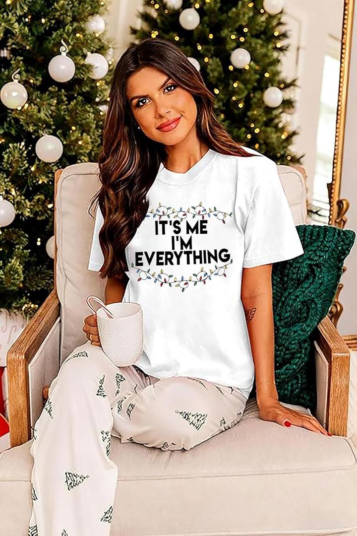 Christmas Couples Shirts: Chest Nuts Xmas Graphic Tee Cute Matching Couples Shirt for Him and Her Shirts (White)