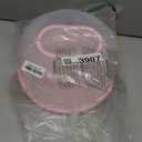 Cake Carrier with Lid and Handle, Fit 10 Cake Stand with Lid, Cake Transport Storage Container, Cake Containers Cover Stand with Lids, 3 Secure Side Closures (Pink)