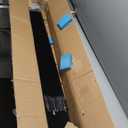 FOREHOGAR Metal Fence Post 4 Feet Black, Pack of 15, T Post for Wire Fence, No Dig Steel U Post Fencing for Lawn Garden Wire Mesh Fence Poles Sign Outdoor Light Duty