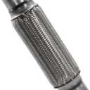 RP Remarkable Power, RK7553 Exhaust Flex Pipe 3" x 12" Heavy Duty Stainless Steel 16" OL