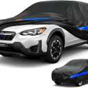 SUV Car Cover Waterproof All Weather for Automobiles, Universal Fit Kia Soul, Subaru CrossTrek/Forester, Ford Escape, Hyundai Tucson, Honda Element, Lincoln MKC, Mazda CX-30 etc. (2-For SUV Jeep up to 181 inch)