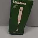 Maestri House Rechargeable Milk Frother with Stand, LunaFro Handheld Electric Foam Maker Waterproof Detachable Stainless Steel Whisk Drink Mixer Foamer for Lattes, Cappuccino (Black)