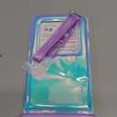 Floatable Waterproof Phone Pouch Case for iPhone 17 16 Pro Max/15/14/13/12, IP68 Travel Cellphone Dry Bag Beach Cruise Ship Essentials Bags with Crossbody Lanyard, Iridescent Purple - 7