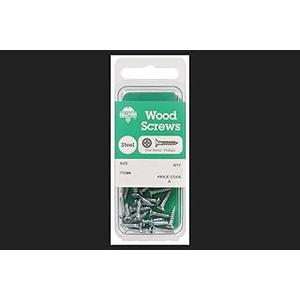 Hillman No. 12 x 2 in. L Phillips Flat Head Zinc-Plated Steel Wood Screws 4 pk
