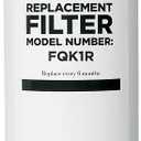 GE Single Stage Under Sink Replacement Filter, Fits GE GXK140TNN and GXULQK systems, Reduces Lead, Chlorine & Other Impurities for Better Water, Easy Install, Twist & Lock Design, FQK1R