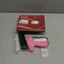 Stitch Gun for Clothes Stitchy Tagging Gun for Clothing Stitchy Quick Clothing Fixer -Includes 1,000 Black Fasteners & 1,000 White Fasteners & 6 Needles(Hotpink+White)