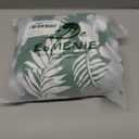 Eomenie Plus Size Swimdress for Women One Piece Swimsuit Tummy Control Swim Dresses Skirt Bathing Suit (White Green Leaf Print), 22W