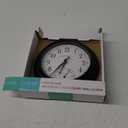 La Crosse Clock 433-3020B 8-inch Indoor/Outdoor Colby Wall Clock with Temperature