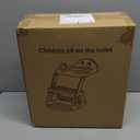 Potty Training Seat, Upgrade 2 in 1 Potty Training Toilet with Step Stool Foldable Toddler Toilet Seat for Kids Boys Girls Toddler Potty with Splash Guard Anti-Slip Pad Adjustable Ladder & Seat Height