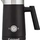 Cuisinart Hot and Cold Foam Milk Frother, Electric Frother for Coffee, Lattes, Cappuccinos, Macchiatos, Hot Chocolate and More, Stainless Steel Nonstick Milk Tank, Cool Touch Exterior, FR-16, Black