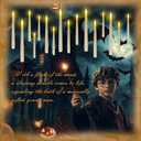 Homemory 20PCS Floating Candles with Wand Remote, Magic Hanging Candle with Timer, Flickering Warm Light Floating Candles for Halloween Christmas Birthday Party Decor